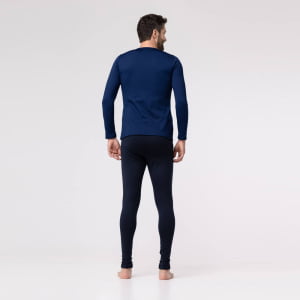 Calça Térmica Masculina Segunda Pele - Azul Marinho