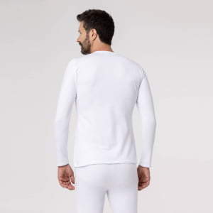 Calça Térmica Masculina Segunda Pele - Branca