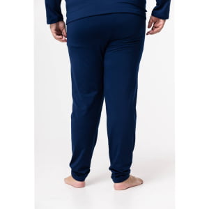 Calça Térmica Masculina Segunda Pele Plus Size - 898E Azul Marinho