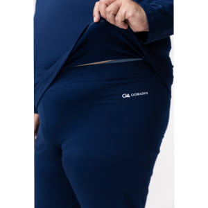 Calça Térmica Masculina Segunda Pele Plus Size - 898E Azul Marinho