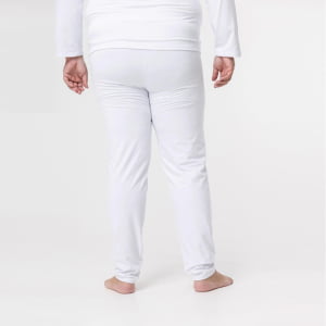 Calça Térmica Masculina Segunda Pele Plus Size - 898E Branca