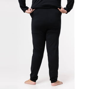 Calça Térmica Masculina Segunda Pele Plus Size - 898E Preto