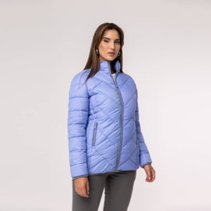 Casaco Feminino Puffer Spesso Riscaldare Com Capuz Removível - 157 Riverside