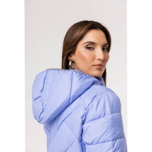 Casaco Feminino Puffer Spesso Riscaldare Com Capuz Removível - 157 Riverside