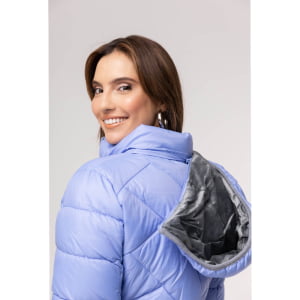 Casaco Feminino Puffer Spesso Riscaldare Com Capuz Removível - 157 Riverside