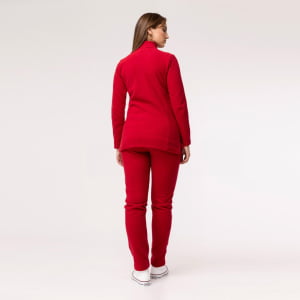 Jaqueta Fleece Térmica Feminina - 3131 Vermelho