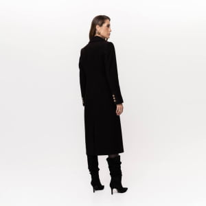 Casaco Térmico Feminino Spesso Padova em Lã Premium Italiana - 5180 Marrom Escuro