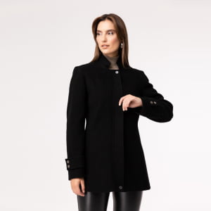 Casaco Térmico Feminino Spesso Trento Em Lã Premium Italiana - 4601 Preto