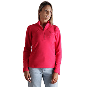 Fleece Térmico Feminino Meio Zíper - 2026 Rosa Pink