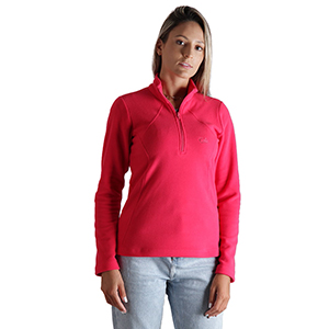 Fleece Térmico Feminino Meio Zíper - 2026 Rosa Pink