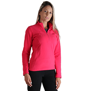 Fleece Térmico Feminino Meio Zíper - 2026 Rosa Pink