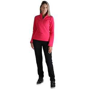 Fleece Térmico Feminino Meio Zíper - 2026 Rosa Pink
