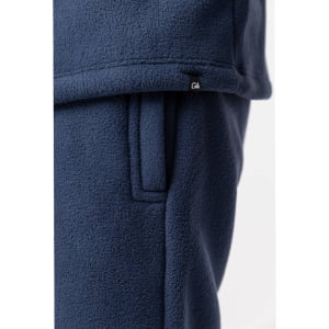 Fleece Térmico Masculino Meio Zíper Forrado em Lã - 916 Azul Marinho