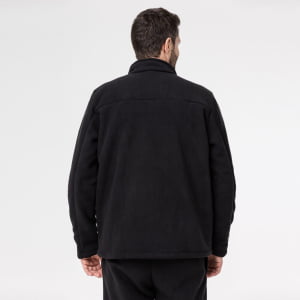 Fleece Térmico Masculino Meio Zíper Forrado em Lã - 916 Preto