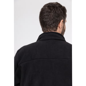 Fleece Térmico Masculino Meio Zíper Forrado em Lã - 916 Preto