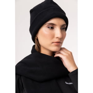 Gorro Térmico Feminino Microfleece Preto