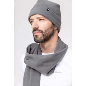 Gorro Térmico Masculino Microfleece Chumbo