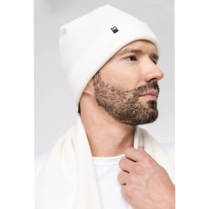 Gorro Térmico Masculino Microfleece Off White