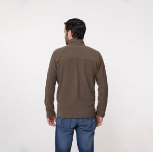 Jaqueta Fleece Térmica 3D Masculina - 2176 Marrom