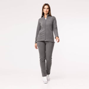 Jaqueta Fleece Térmica Feminina - 3131 Chumbo