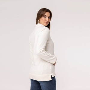 Jaqueta Fleece Térmica Feminina - 3131 Off White