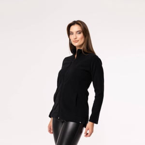 Jaqueta Fleece Térmica Feminina - 3131 Preta