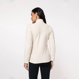 Jaqueta Fleece Térmica Feminina Canelada - 3213 Pérola