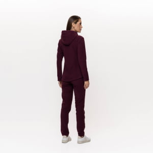 Jaqueta Fleece Térmica Feminina Com Capuz - 3139 Bordô