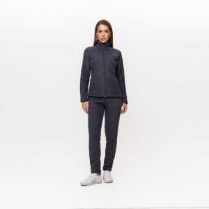 Jaqueta Fleece Térmica Feminina Forrada em Lã - 913 Chumbo
