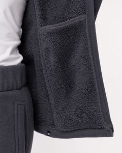 Jaqueta Fleece Térmica Feminina Forrada em Lã - 913 Chumbo