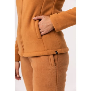 Jaqueta Fleece Térmica Feminina Forrada em Lã - 913 Camel