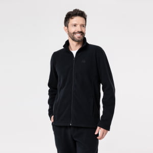 Jaqueta Fleece Térmica Masculina - 2150 Preto  