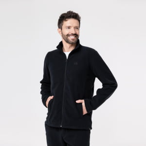 Jaqueta Fleece Térmica Masculina - 2150 Preto  