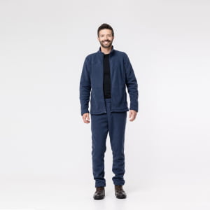 Jaqueta Fleece Térmica Masculina Forrada em Lã - 915 Azul Marinho