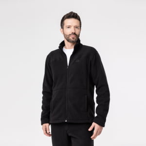 Jaqueta Fleece Térmica Masculina Forrada em Lã - 915 Preto