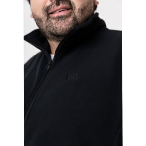 Jaqueta Fleece Térmica Plus Size Masculina - 2150 Preta
