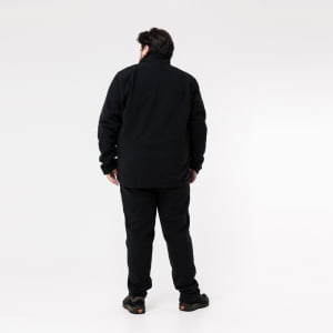Jaqueta Fleece Térmica Plus Size Masculina - 2150 Preta