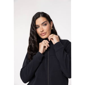 Jaqueta Malha Comfy Feminina - 3225 Grafite