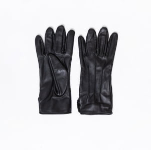 Luva Térmica Masculina Touch Screen em Couro Legítimo - 1001 Preto