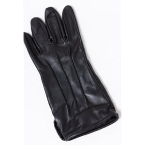 Luva Térmica Masculina Touch Screen em Couro Legítimo - 1001 Preto