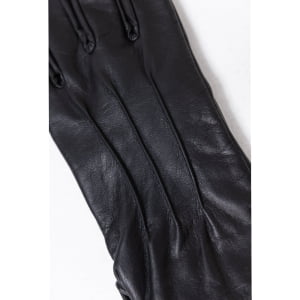 Luva Térmica Masculina Touch Screen em Couro Legítimo - 1001 Preto