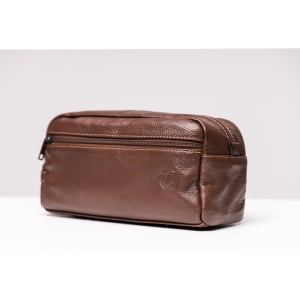 Necessaire para Viagem de Couro - 1705 Café