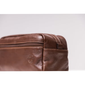 Necessaire para Viagem de Couro - 1705 Café