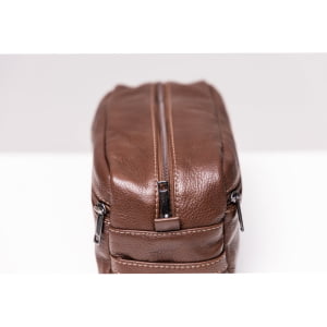 Necessaire para Viagem de Couro - 1705 Café