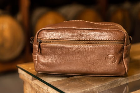 Necessaire para Viagem de Couro - 1705 Café