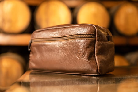 Necessaire para Viagem de Couro - 1705 Café