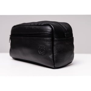 Necessaire para Viagem de Couro - 1705 Preto