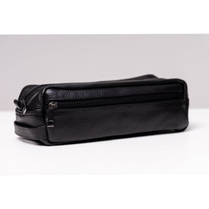 Necessaire para Viagem de Couro - 1709 Preto