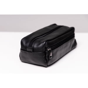 Necessaire para Viagem de Couro - 1709 Preto