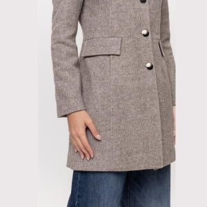 Casaco Térmico Feminino Spesso Vicenza Em Lã Premium Italiana - 4084 Mescla 